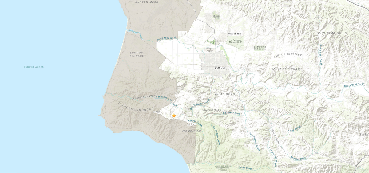 A magnitude 3.3 earthquake hits the Lombok Valley